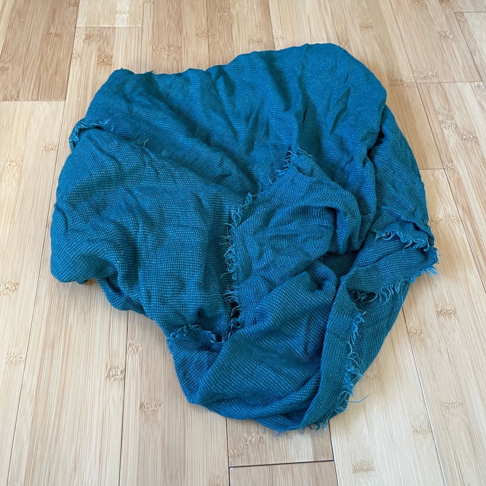 Turquoise Blanket Scarf